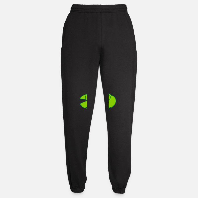 Frosch sitzt Seerose Seeblatt - Unisex Jogginghose - Schwarz