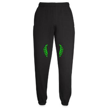 Coat of arms hockey - Unisex Joggers - black - Front - AI Model Female 172 light (172cm)