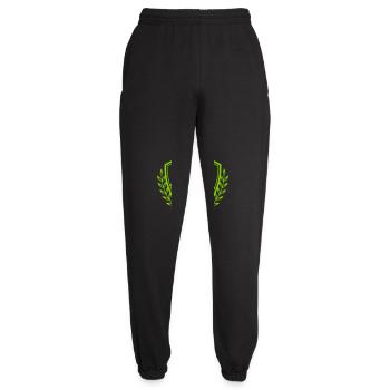 wappen berge - Unisex Jogginghose - Schwarz - Vorne - AI Model Female 172 light (172cm)