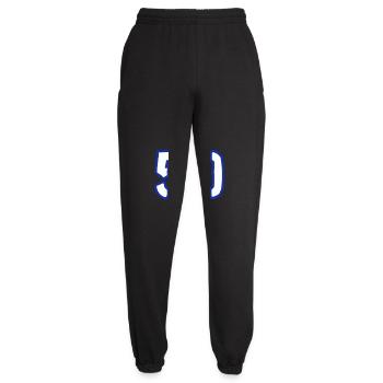 50 Number Symbol - Unisex Joggers - black - Front - AI Model Female 172 light (172cm)