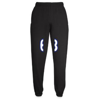 68 Zahl Symbol - Unisex Jogginghose - Schwarz - Vorne - AI Model Female 172 light (172cm)