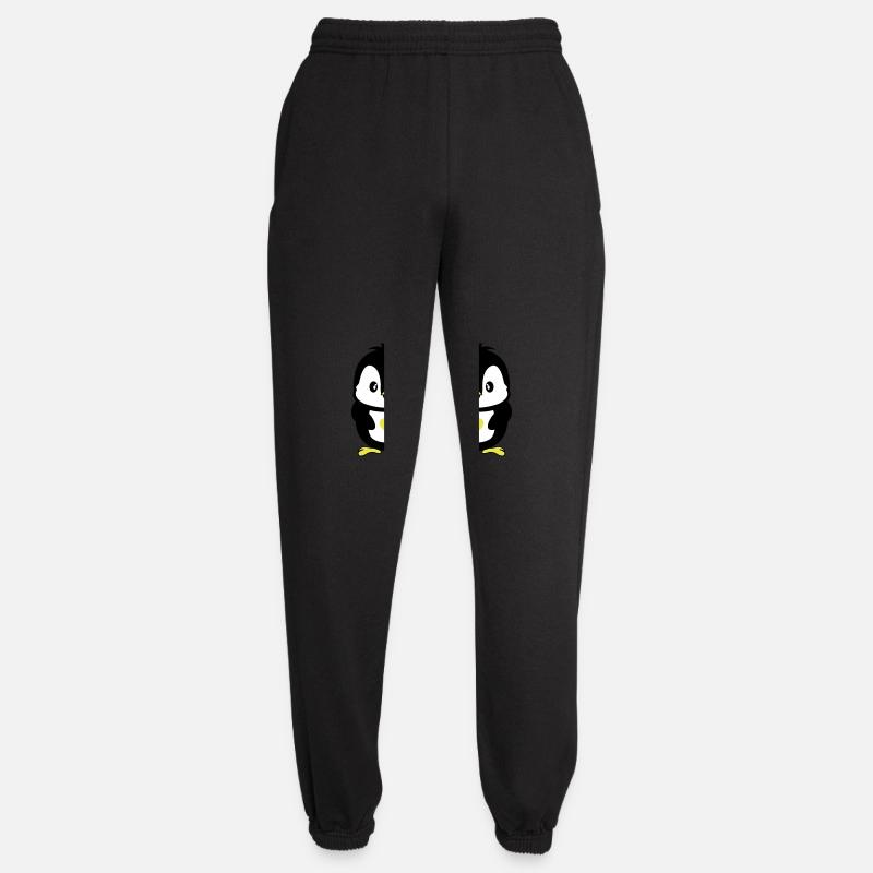 Penguins Cute Love - Unisex Joggers - black