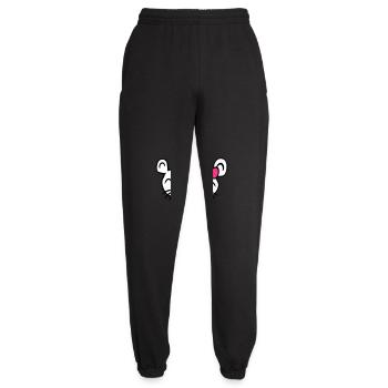 2 Mäuse Paar Zwei Verliebt Valentinstag Frau Mann - Unisex Jogginghose - Schwarz - Vorne - AI Model Female 172 light (172cm)