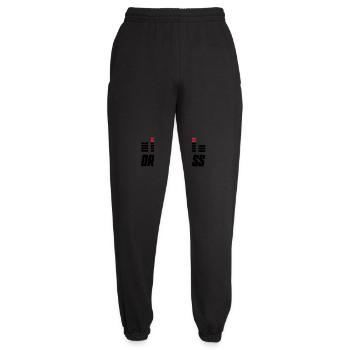Drum Bass - Pantalon de jogging unisexe - noir - Devant - AI Model Female 172 light (172cm)