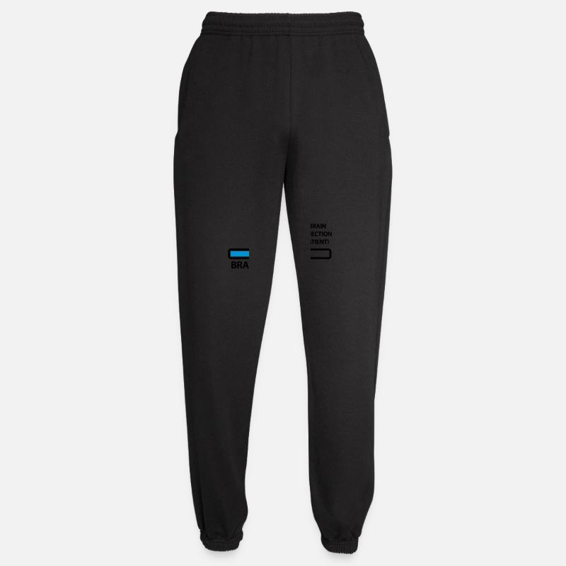 low_brain_connetion_loading_3c - Pantalon de jogging unisexe - noir