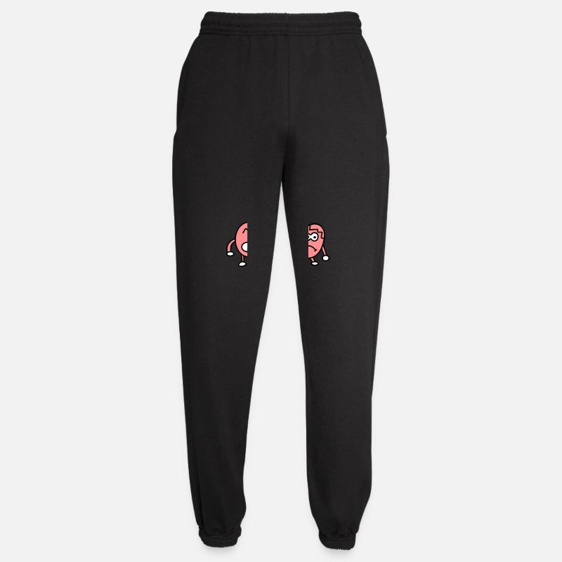Witzige Eierköpfe - Unisex Jogginghose - Schwarz