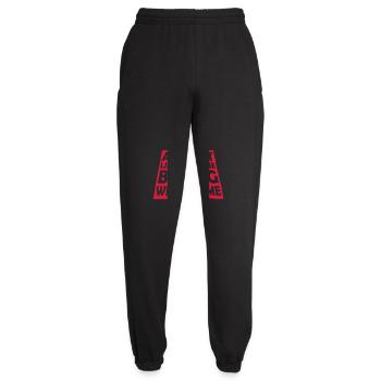 boring life without me - Unisex Jogginghose - Schwarz - Vorne - AI Model Female 172 light (172cm)