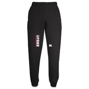 not talk to me - Unisex Joggers - black - Front - AI Model Female 172 light (172cm)
