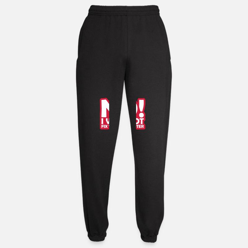 not fix your computer - Unisex Jogginghose - Schwarz