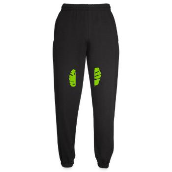 leaves - Unisex Joggers - black - Front - AI Model Female 172 light (172cm)