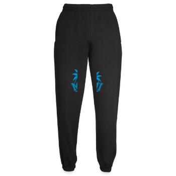 Miami USA 2 Palmen Strand Sonne Amerika Reise Cool - Unisex Jogginghose - Schwarz - Vorne - AI Model Female 172 light (172cm)