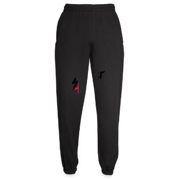 Sinner cross upside down - Unisex Joggers - black - Front - AI Model Female 172 light (172cm)