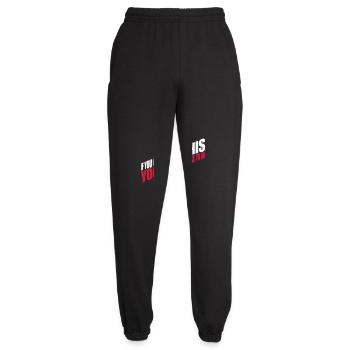 trop près de moi - Pantalon de jogging unisexe - noir - Devant - AI Model Female 172 light (172cm)