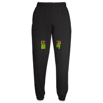 Ne vous dépêchez pas d’être heureux - Pantalon de jogging unisexe - noir - Devant - AI Model Female 172 light (172cm)