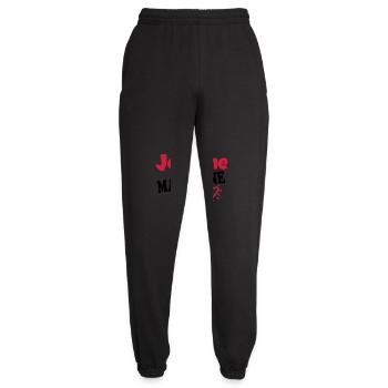 Ich liebe dich, MUTTER - Unisex Jogginghose - Schwarz - Vorne - AI Model Female 172 light (172cm)