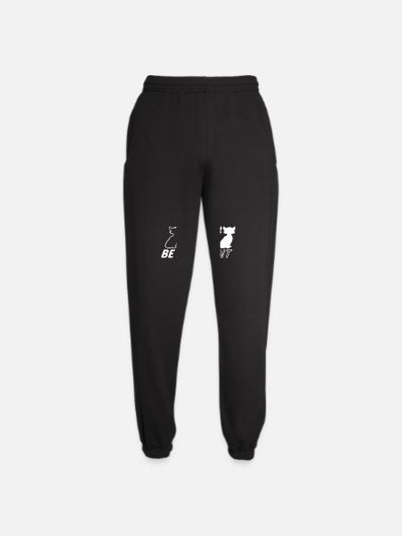 Be Different Katzen Freunde Anders Besonders Sein - Unisex Jogginghose - Schwarz