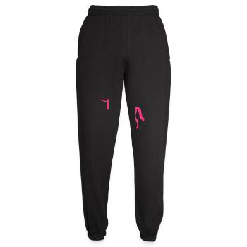 Einhorn Märchen Silhouette Umriss Schatten Pferd - Unisex Jogginghose - Schwarz - Vorne - AI Model Female 172 light (172cm)