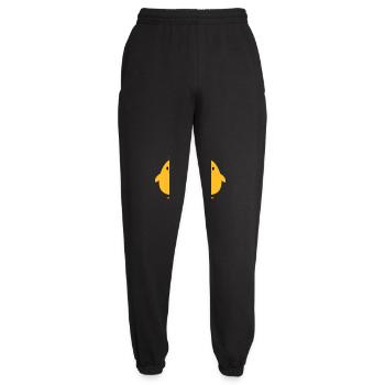 Chicks lovers cock and hen - Unisex Joggers - black - Front - AI Model Female 172 light (172cm)