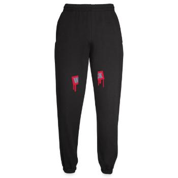 Stamp Wolf Pack - Unisex Joggers - black - Front - AI Model Female 172 light (172cm)
