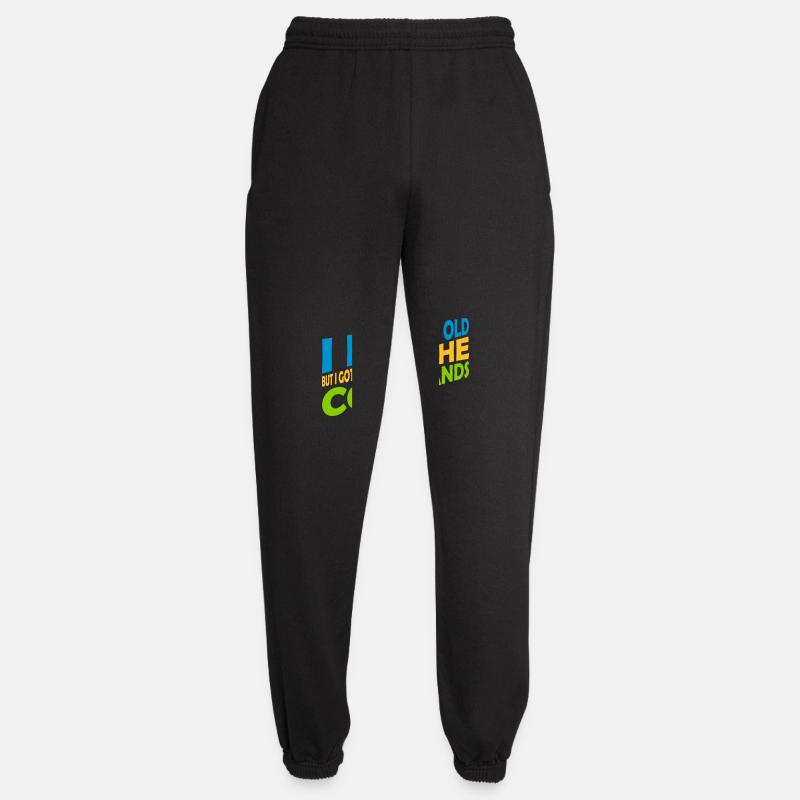 I may be old - Unisex Jogginghose - Schwarz