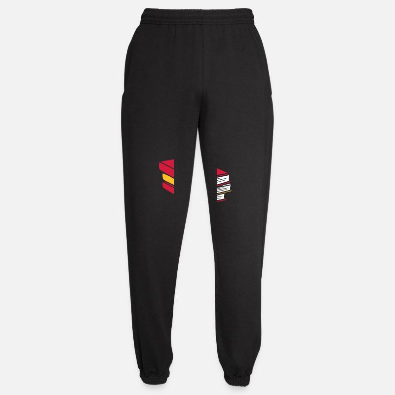 Design stacked books comic - Unisex Joggers - black