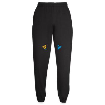sorry im not listening - Unisex Jogginghose - Schwarz - Vorne - AI Model Female 172 light (172cm)