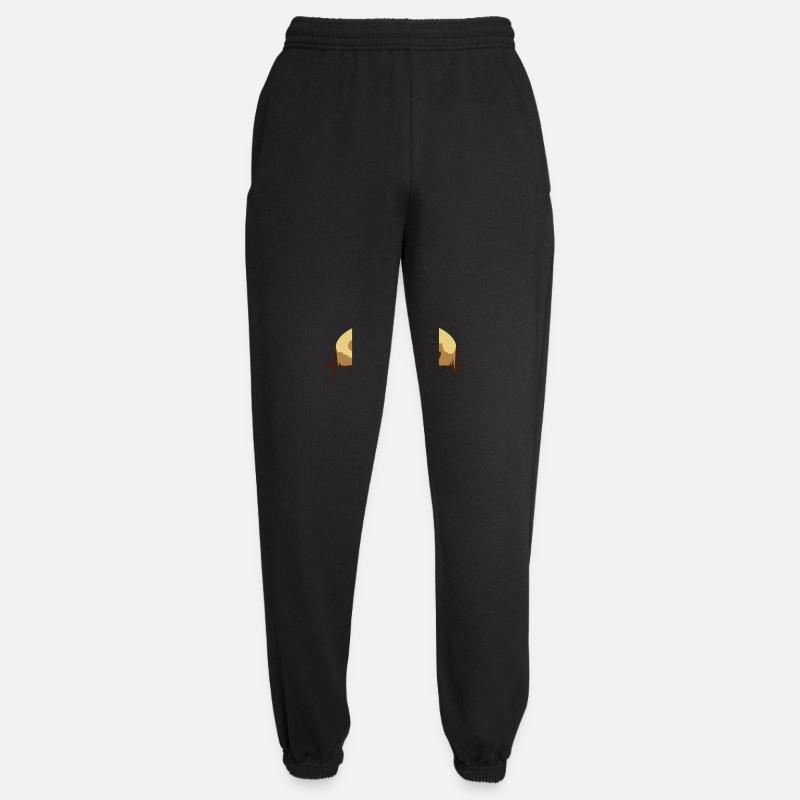 Silhouette du paysage désertique Pulse - Pantalon de jogging unisexe - noir
