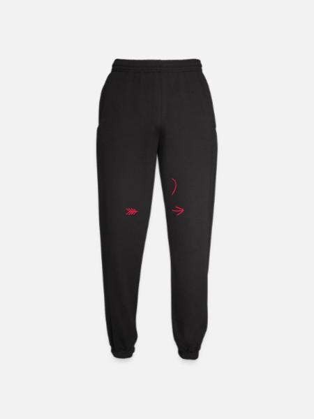 heart - Unisex Joggers - black