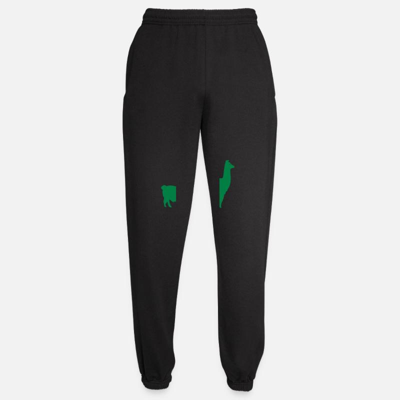 Llama Silhouette - Unisex Joggers - black