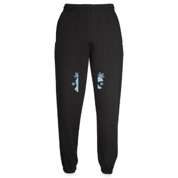 Eisbär mit Winter Schneeflocken - Unisex Jogginghose - Schwarz - Vorne - AI Model Female 172 light (172cm)