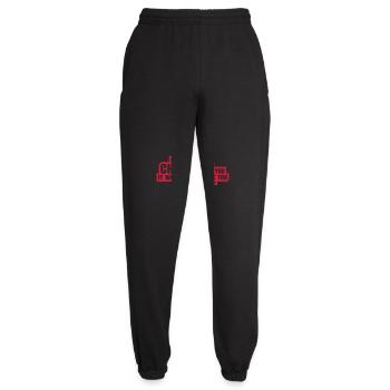 Séance d’entraînement Fitness Motivation Citation - Pantalon de jogging unisexe - noir - Devant - AI Model Female 172 light (172cm)