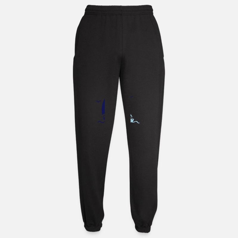 segelboote 02 - Unisex Jogginghose - Schwarz