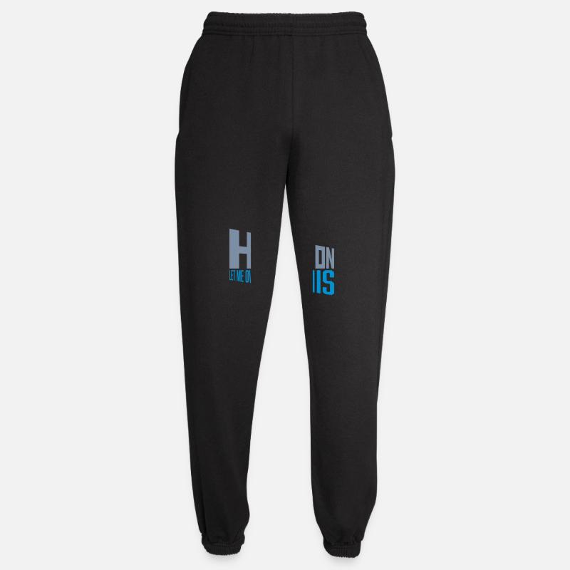 Let me overthink this - Unisex Jogginghose - Schwarz
