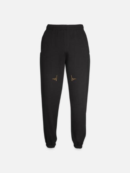 Heartbeat Pulse Coffee Mug - Unisex Joggers - black