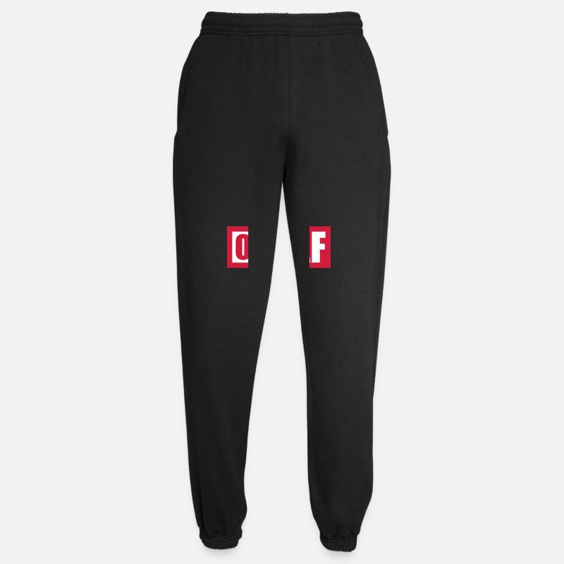 old AF Text Logo - Unisex Joggers - black