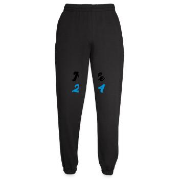 Malle 2024 Coeur - Pantalon de jogging unisexe - noir - Devant - AI Model Female 172 light (172cm)