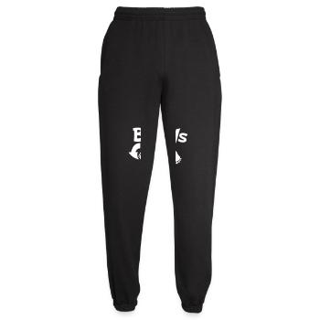 Bébés À L’intérieur 2 Jumeaux Enceinte Ventre Drôle - Pantalon de jogging unisexe - noir - Devant - AI Model Female 172 light (172cm)