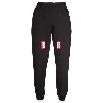 Red coach logo - Unisex Joggers - black - Front - AI Model Female 172 light (172cm)