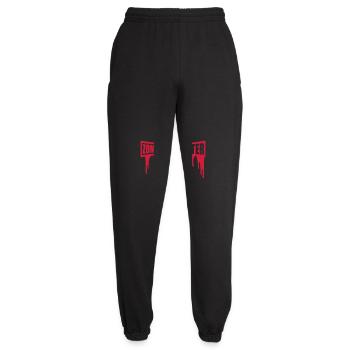zombie hunter Halloween quote - Unisex Joggers - black - Front - AI Model Female 172 light (172cm)