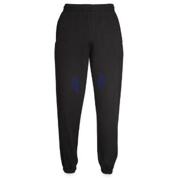2 Pieuvre Majeur Insulte Fuck Off Équipe - Pantalon de jogging unisexe - noir - Devant - AI Model Female 172 light (172cm)