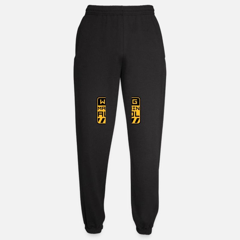 Warning May Contain Alcohol - Unisex Joggers - black