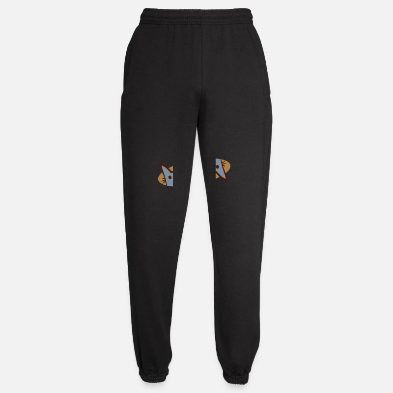 Logo Text Meow Cats - Unisex Joggers - black