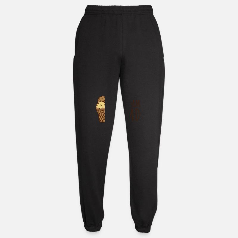 Cute Ice Cream Squad - Unisex Joggers - black