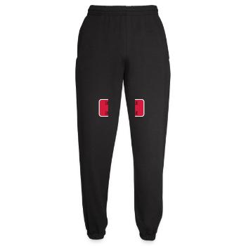 dehäm iss dehäm - Unisex Jogginghose - Schwarz - Vorne - AI Model Female 172 light (172cm)
