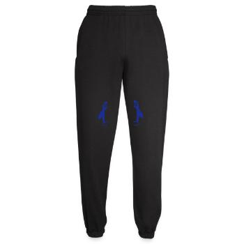 2 Pinguine Pärchen Händchen haltenverliebt Freunde - Unisex Jogginghose - Schwarz - Vorne - AI Model Female 172 light (172cm)
