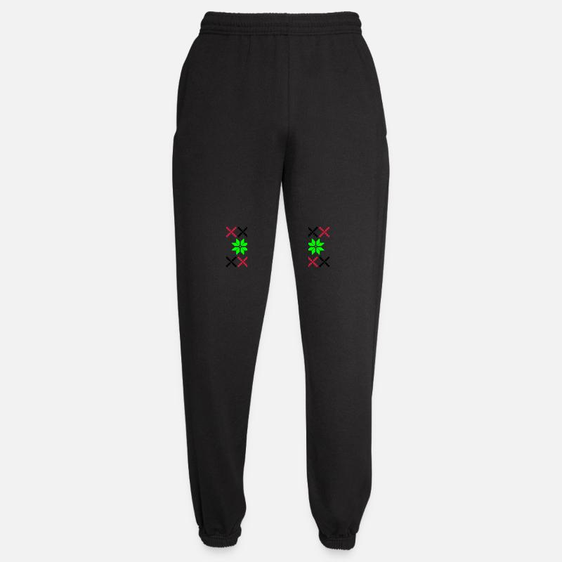 Winter Norway Pattern - Unisex Joggers - black