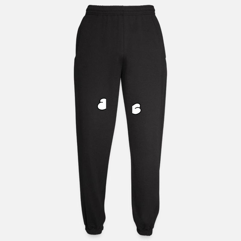 bone - Unisex Joggers - black
