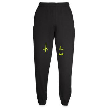 tennis love beat - Unisex Jogginghose - Schwarz - Vorne - AI Model Female 172 light (172cm)