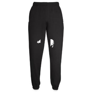 wild boar - Unisex Joggers - black - Front - AI Model Female 172 light (172cm)