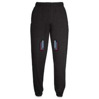 School Open Book Pages - Unisex Joggers - black - Front - AI Model Female 172 light (172cm)